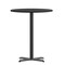 Emma and Oliver 30" Round Laminate Table Top with 22"x22" Bar Height Table Base